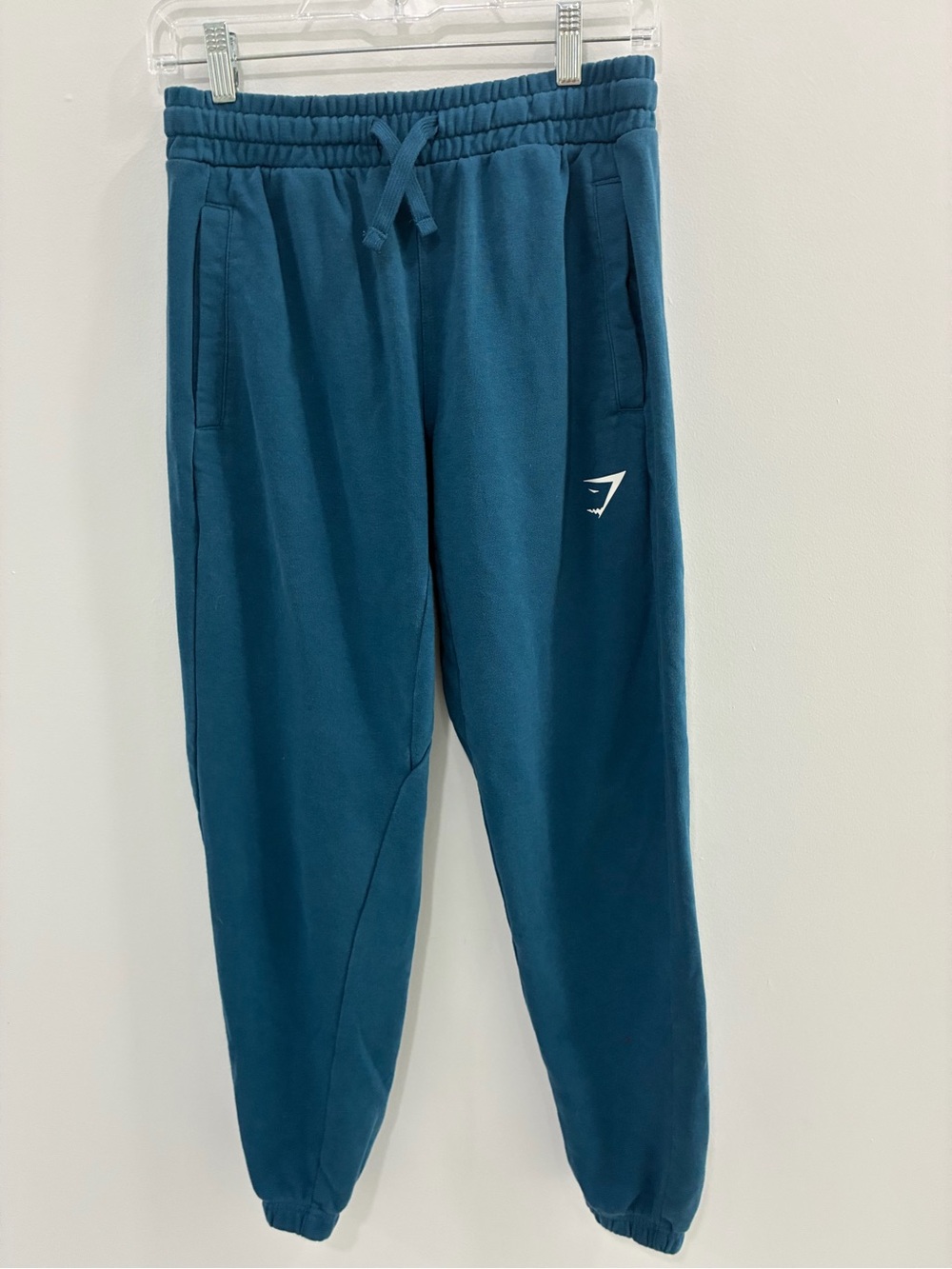 Gymshark Women’s Teal Blue Joggers - Drawstring Cuffed Sweatpants